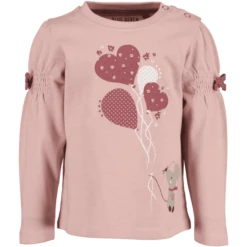 BLUE SEVEN Shirt Met Lange Mouwen Mauve