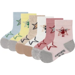 Camano Baby Socks 6-Pack Rose