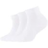 Camano Socks Quarter 3-Pack Wit Bio Cotton