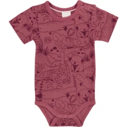 Dimo Tex Baby Rompertje Korte Mouw Rood