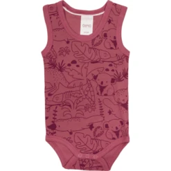 Dimo Tex Baby Rompertje Zonder Mouwen Rood