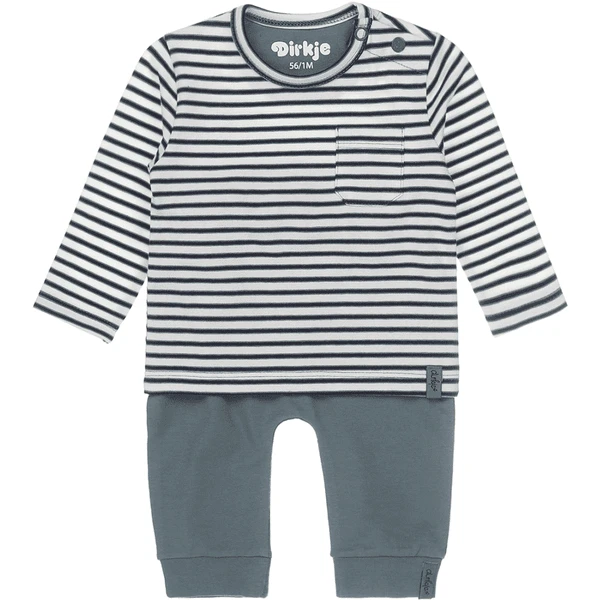 Dirkje Babyset 2-delig Dusty Groen Uit- White