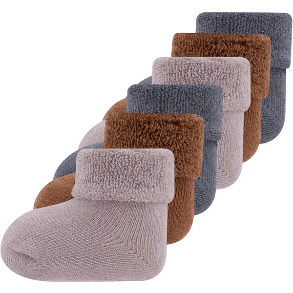 Ewers Eerste Babysokjes 6 Pak Uni