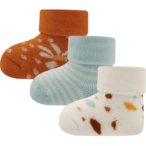 Ewers First Baby Socks 3 Pack Bloemen/Ringlets/Dots - Afbeelding 5