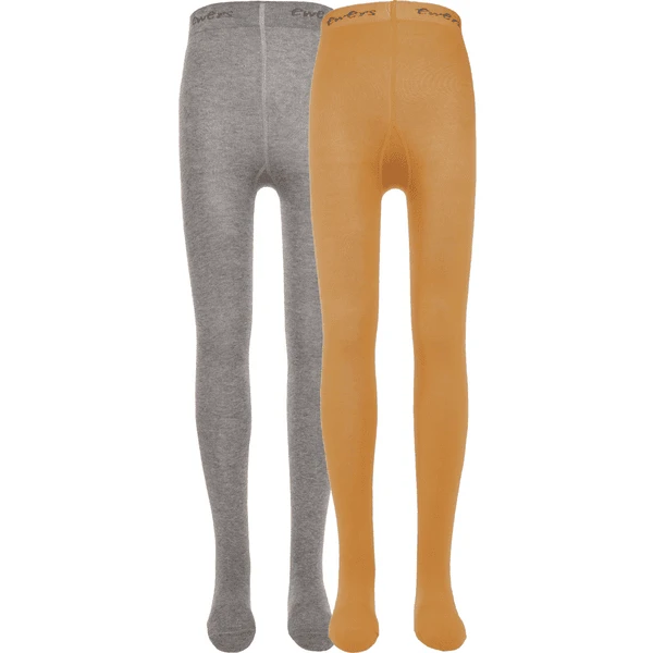 Ewers Kindermaillot 2-pack Uni Honing/grijs - Afbeelding 3