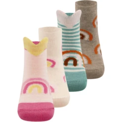 Ewers Sokken 4 Pak Regenboog/Harten