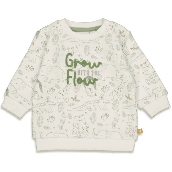Feetje Feetje Sweatshirt Welcome Tot Earth Uit White - Afbeelding 4
