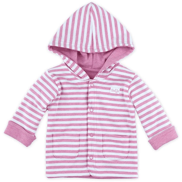 Feetje Girl S Omkeerbaar Jack Met Capuchon Roze Melange