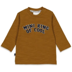Feetje Lange Mouw Shirt Mini King Of Cool Camel