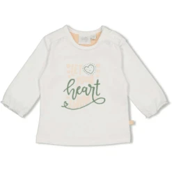 Feetje Longsleeve Shine Heart S Wit