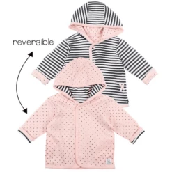 Feetje Omkeerbaar Jack Met Capuchon Dots Antraciet-melange