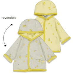 Feetje Omkeerbare Jas Lemon S Grijs Melange