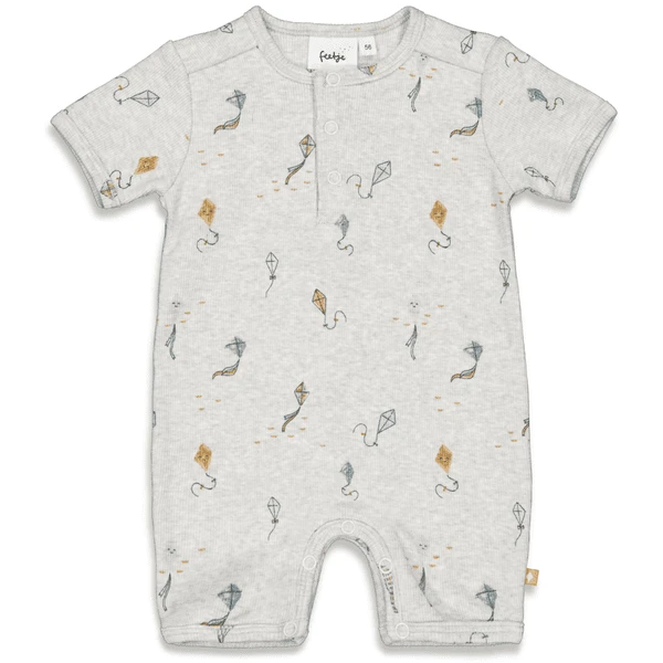 Feetje Player Keep On Smiling Grijs Melange