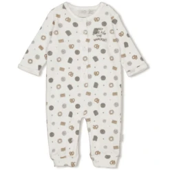 Feetje Pyjama Mini Cookie Uit White