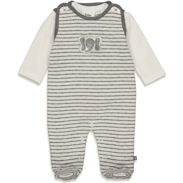 Feetje Romper 2-delig Hi Elephant Uit White