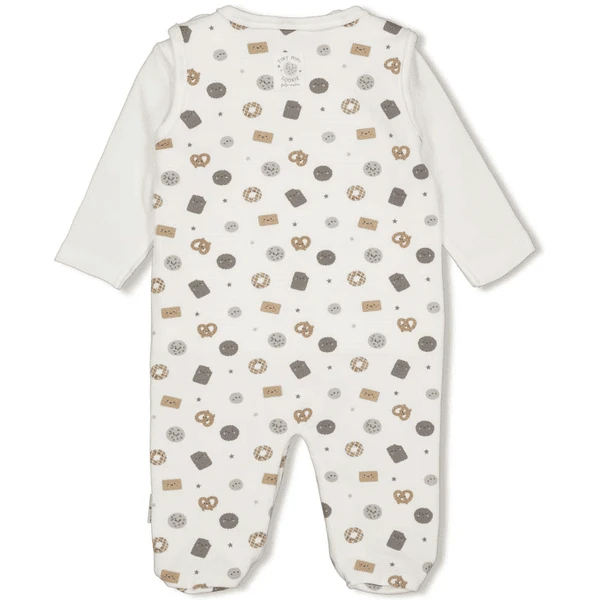 Feetje Romper 2-delig Mini Cookie Uit White - Afbeelding 2