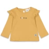 Feetje Shirt Met Lange Mouwen Bloom Okergeel