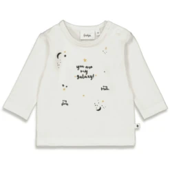 Feetje Shirt Met Lange Mouwen Moon Child Off White