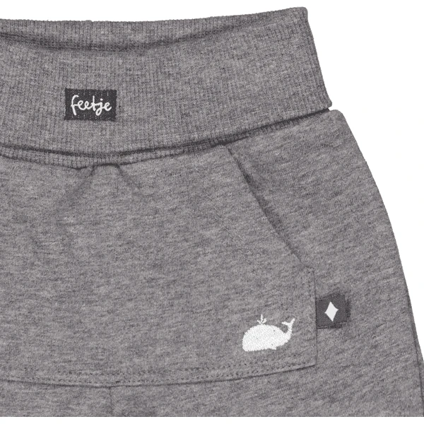 Feetje Shorts Piraatje Antraciet GemĂȘleerd - Afbeelding 4