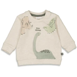Feetje Sweatshirt Cool-A-Saurus Sand Melange