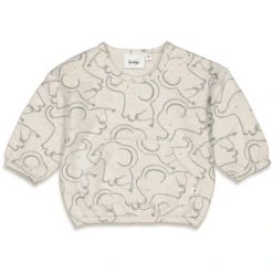Feetje Sweatshirt Elephant Natuur Melange