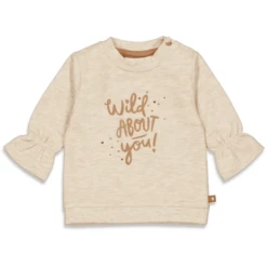 Feetje Sweatshirt Wild At Heart Off White Melange