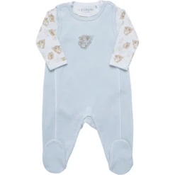 Fixoni Body & Velours Romper Hemelsblauw