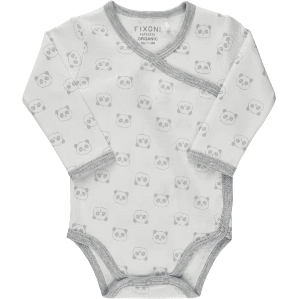 FIXONI Lange Mouw Body Grijs GemĂȘleerd - Afbeelding 3