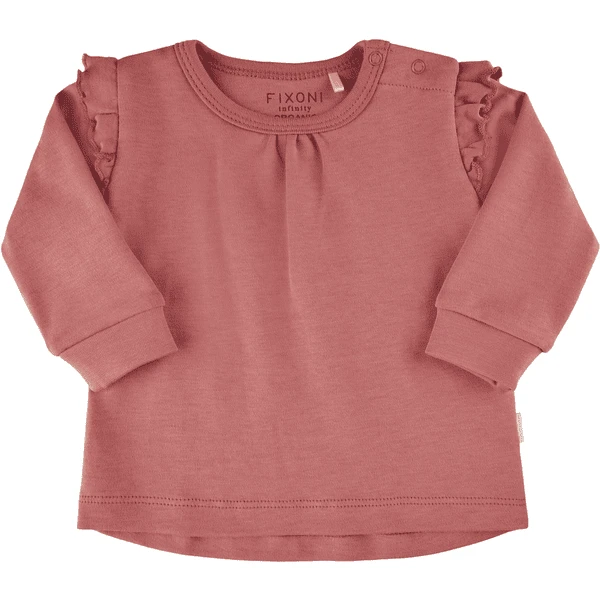 FIXONI Lange Mouw Shirt Dusty Rose - Afbeelding 3