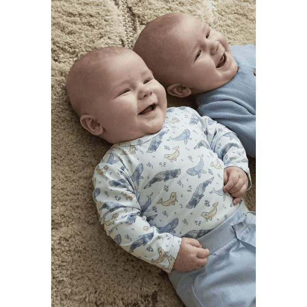 Fixoni Overall Bamboo Knit Blue Fog - Afbeelding 3