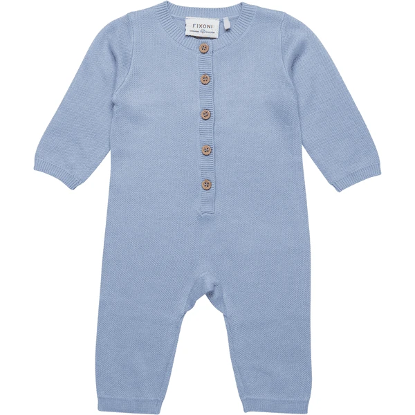 Fixoni Overall Bamboo Knit Blue Fog - Afbeelding 5