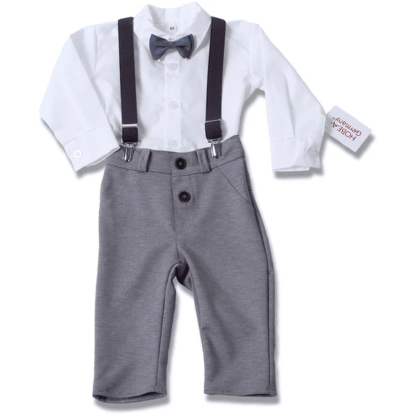 HOBEA Dooppak Jakob 4-delig Donkergrijs