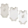 JACKY Bodysuit 3-pack Beige Melange