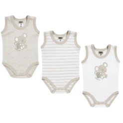 JACKY Bodysuit 3-pack Beige Melange