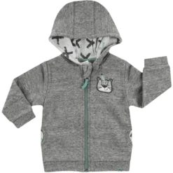 JACKY Hooded Jack LEOPARDY Antraciet-mêlee