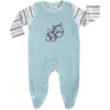 JACKY Nicki Rompertje Set ZEBRA Mint/ringel