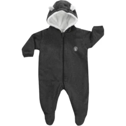 JACKY Overall Met Capuchon ZEBRA Antraciet