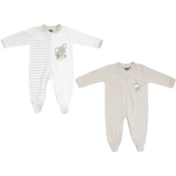 JACKY Pyjama 2-pack Beige Melange