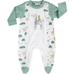 JACKY Romper Set 1 Stuk ANIMAL FRIENDS Off White /green