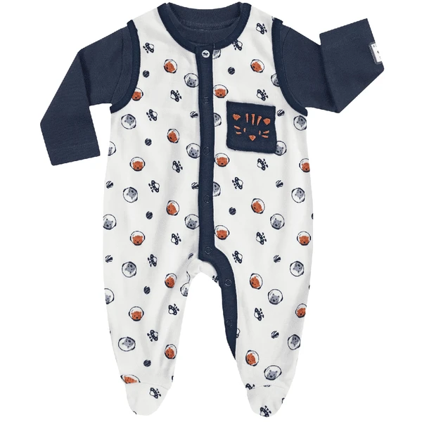JACKY Romper Set SPACE JOURNEY Allover Gedrukt/ Marine - Afbeelding 2