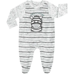 JACKY Romperset ZEBRA-rings/grijs-melange