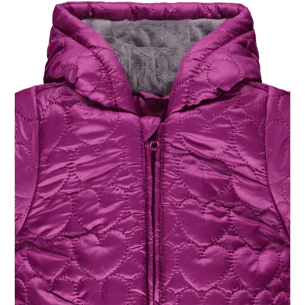 KANZ Girl S Anorak Met Levendige Altviool Met Capuchon - Afbeelding 3