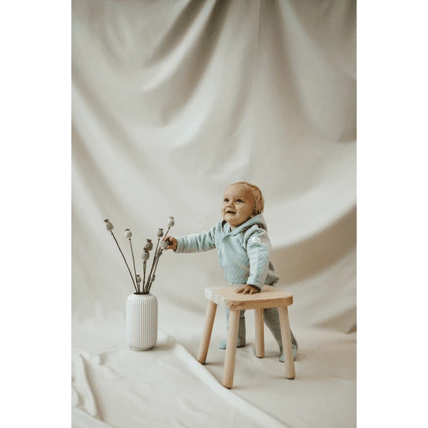 Kindsgard Baby Jumpsuit Vaffel Roze - Afbeelding 3