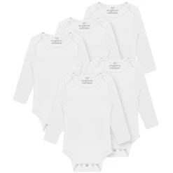Kindsgard Body Trunder 5-pack Lange Mouw Wit