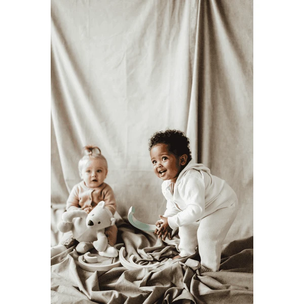 Kindsgard Gebreide Broek Valig Beige - Afbeelding 5