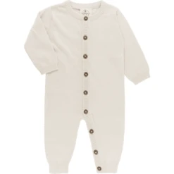 Kindsgard Gebreide Overall Strikka Fijn Gebreid Beige