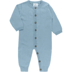 Kindsgard Gebreide Overall Strikka Fijn Gebreid Blauw