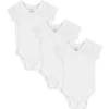 Kindsgard Wikkel Rompertje Trunder 3-pack Korte Mouw Wit