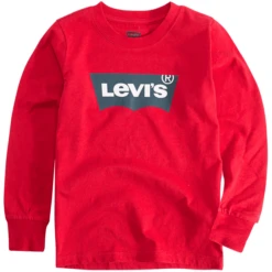 Levis Levi's® Kids Shirt Lange Mouw Rood