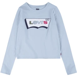 Levis Levi's® Kids Shirt Lange Mouwen Lichtblauw